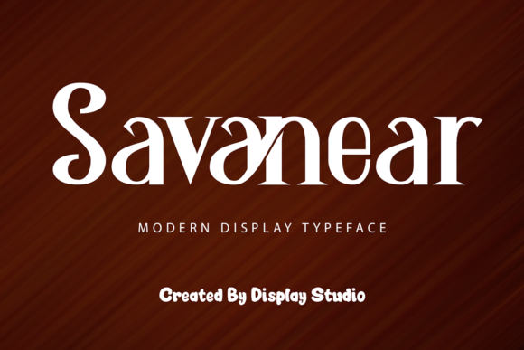 Savanear Serif Font By DisplayStudio_
