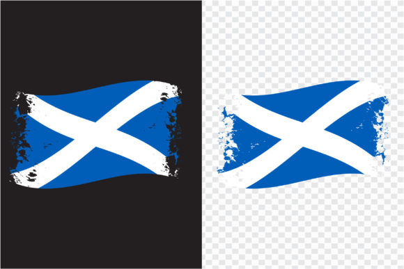 Scotland Flag Transparent Watercolo Flag Gráfico Plantillas de Impresión Por emuchy1999