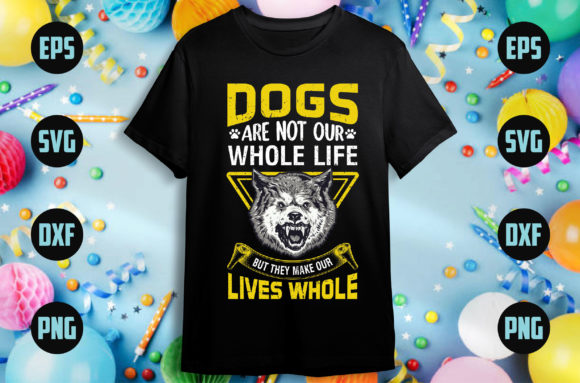 Dog T-shirt Design Illustration Artisanat Par CREATIVE_DESIGN