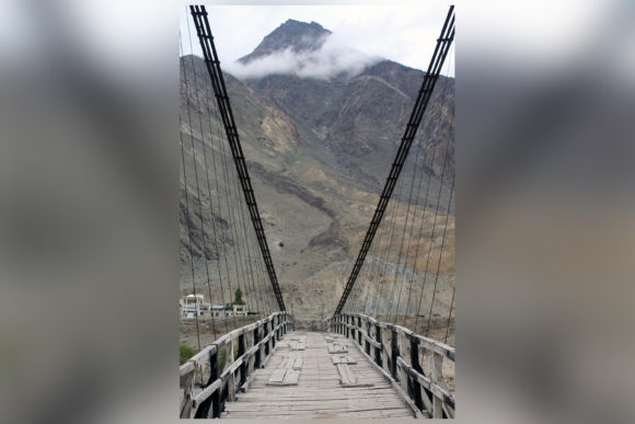 Beautiful Shot of a Suspension Bridge Graphic Nature By shahsoft