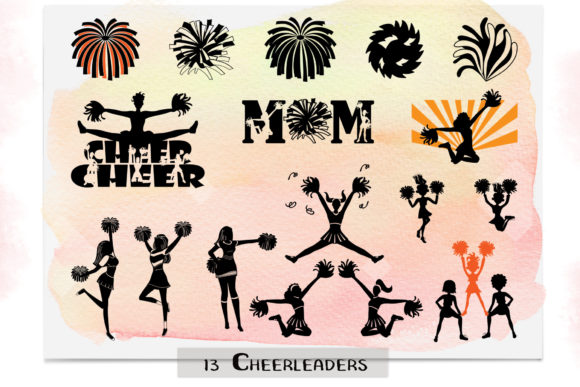 Cheerleader, Cheer Mom, Cheerleading Graphic Crafts By CarryBeautySVG