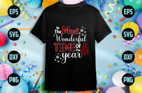 Its the Most Wonderful Time of the Year Graphic T-shirt Designs By CREATIVE_DESIGN
