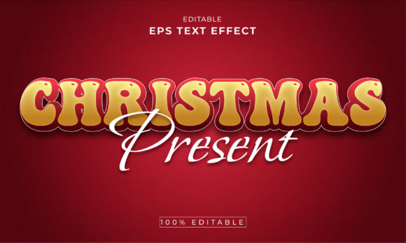 Christmas Editable 3d Text Effect Graphic Layer Styles By Mondolsgraphic