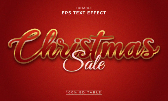 Christmas Editable 3d Text Effect Graphic Layer Styles By Mondolsgraphic