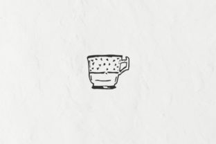 Tea Cup Vintage Illustration Vector Grafika Ilustracje do Druku Przez Raw Materials Design 6