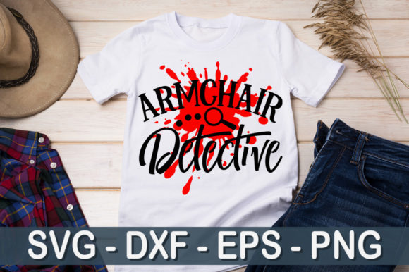 Armchair Detective Gráfico Diseños de Camisetas Por Extreme DesignArt