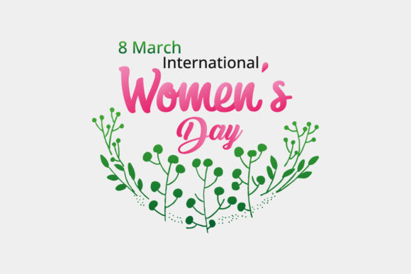 Women's Day Typography Vector Design Graphic Print Templates By pixeness