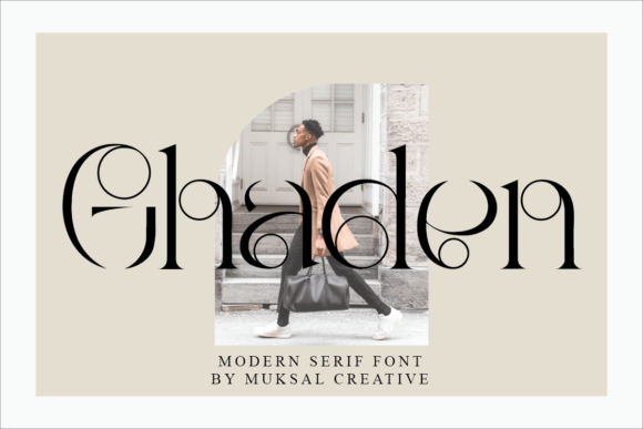 Ghaden Serif Font By Muksal Creative