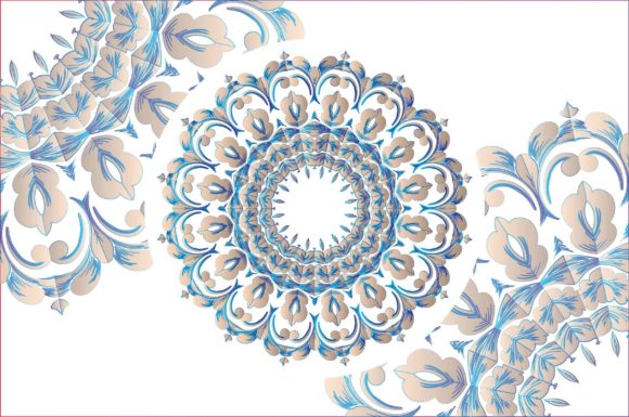 Mandala Grafika Papierowe Wzory Przez MAS ART