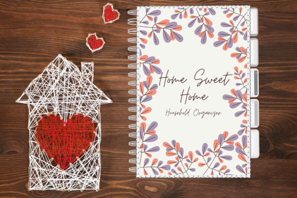 Home Sweet Home Household Organizer Graphic Print Templates By Shades of Zen