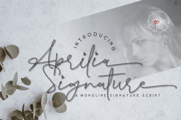 Aprilia Signature Script & Handwritten Font By Fontoriouse Studio