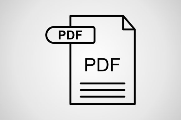 PDF Icon Graphic Icons By JM Graphics