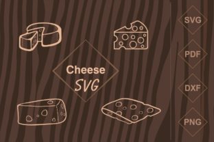 Cheese - Awesome SVG Set Illustration Artisanat Par Digital Mojito 2