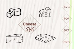 Cheese - Awesome SVG Set Illustration Artisanat Par Digital Mojito 1