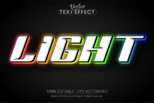 Neon Glowing Text Effect, Light Colorful Graphic Layer Styles By Mustafa Beksen