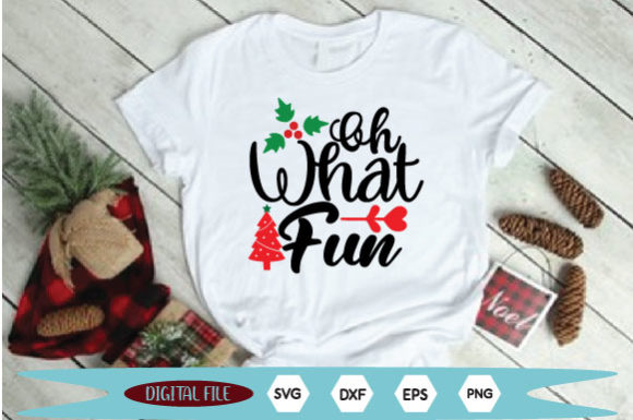 Oh What Fun Graphic T-shirt Designs By SVG Design Art