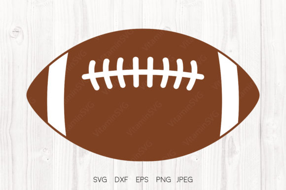 Football SVG, Football Cut File Graphic Crafts By VitaminSVG