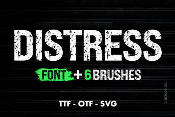 Distress College Grunge Decorative Font By Jozoor