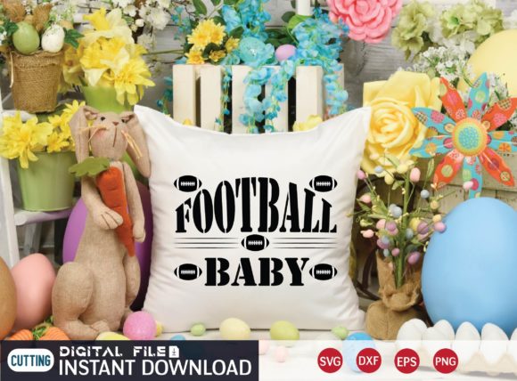 FOOTBALL BABY SVG DESIGN Graphic Crafts By GRAPHICS STUDIO