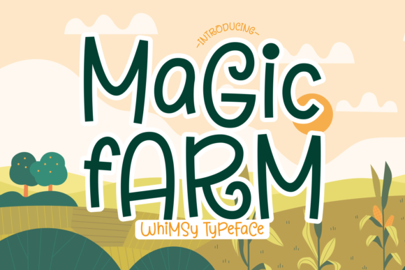 Magic Farm Czcionki do Wyświetlania Czcionka Przez Dani (7NTypes)