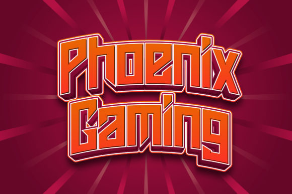 Phoenix Gaming Sans Serif Font By StringLabs