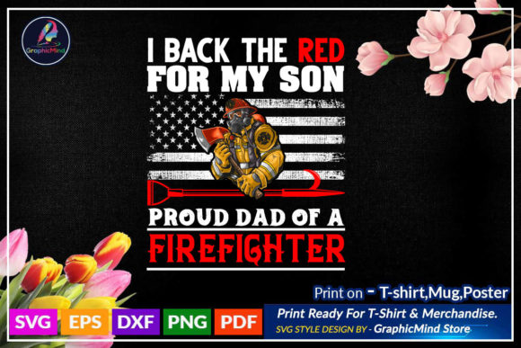 Firefighter Svg T Shirt Design Letterin Grafik Plotterdateien Von GraphicMind