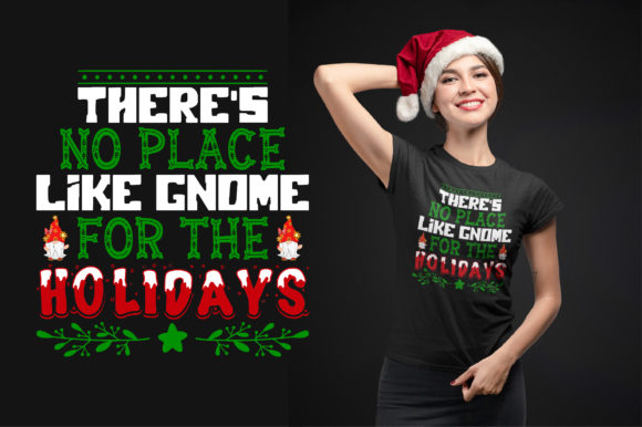 Gnome Christmas T-shirt Design Graphic T-shirt Designs By mrhasib429