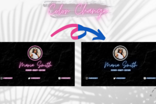 Youtube Channel Kit-Canva Pink Neon Graphic Graphic Templates By TheTemplatePalace 6