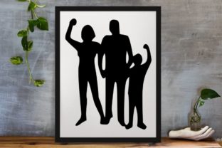 Family Gráfico Ilustraciones Imprimibles Por WieDigitalArt 3