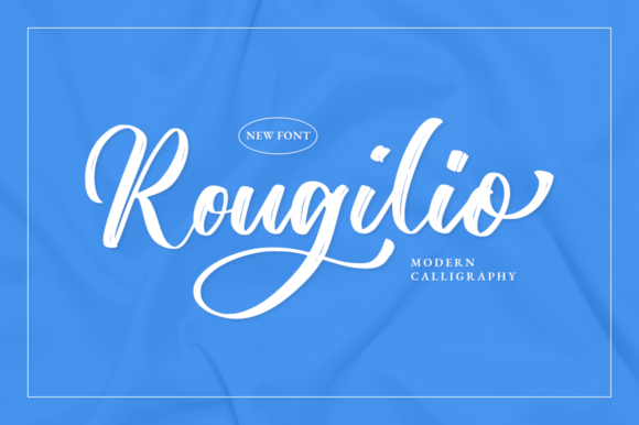 Rougilio Script & Handwritten Font By RockboyStudio