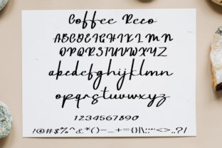 Coffee Reco Script & Handwritten Font By Rett's Creative 2