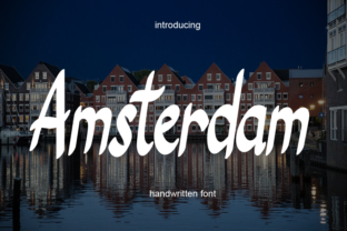 Amsterdam Script & Handwritten Font By AA studio 1