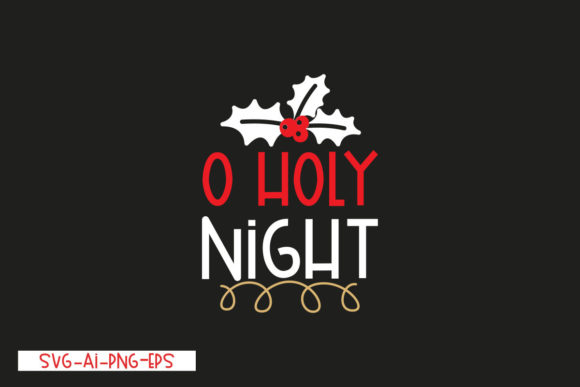 O Holy Night Graphic T-shirt Designs By Pro Design
