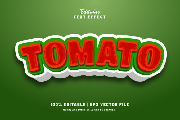 Tomato Editable Text Effect Graphic Layer Styles By mdmijanur0187