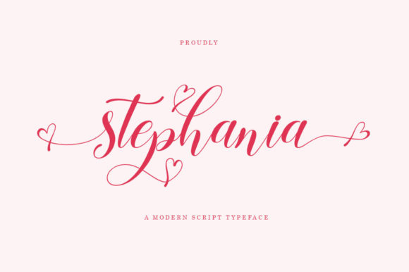 Stephania Script & Handwritten Font By Black Studio