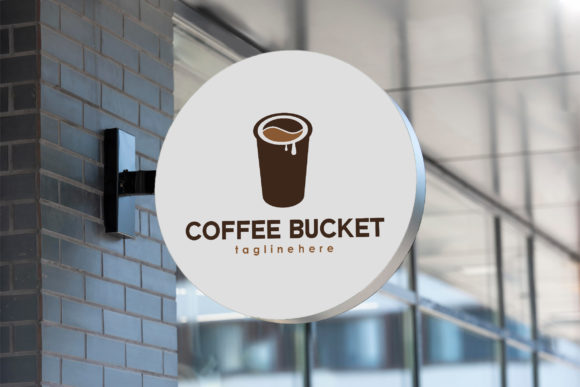 Coffee Bucket Logo Design Grafica Loghi Di byemalkan