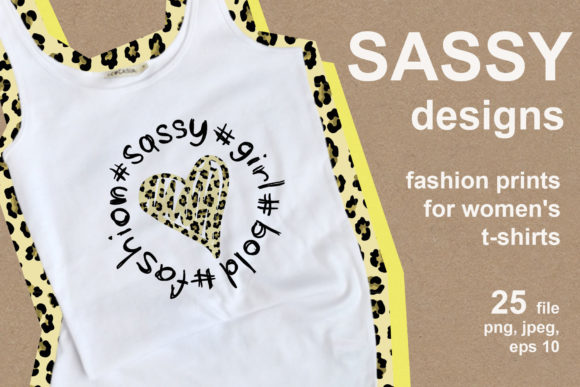 Design Tshirts for Women Graphic Print Templates By SassyDesign
