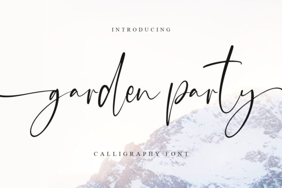 Garden Party Script & Handwritten Font By Letterfand.Studio