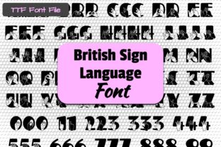 Able Lingo BSL 5 Decoratieve Fonts Font Door Able Lingo 1