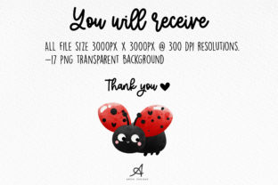 Cute Ladybug Clipart Graphic Illustrations By ArvinDesigns 2