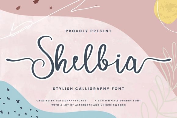 Shelbia Script & Handwritten Font By CalligraphyFonts