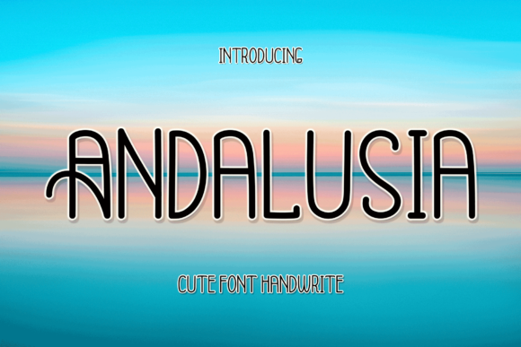 Andalusia Display Font By MYdesign