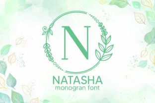 Nathasa Monogram Decorative Font By Nirmala Creative 1