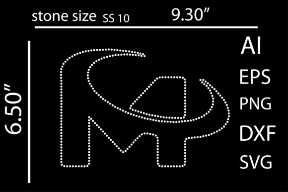 Logo Rhinestone Template Design 26 Graphic Print Templates By TRANSFORM20