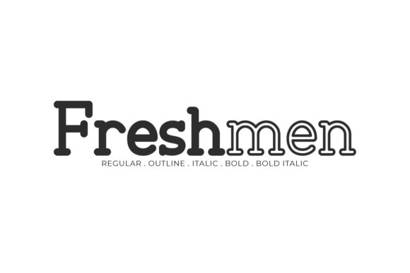 Freshmen Slab Serif Font By NihStudio