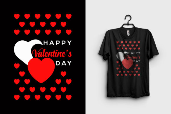 Happy Valentine's Day Graphic Print Templates By Nelufar Easmin