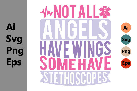 Nurse Stethoscope Graphic T-shirt Designs By GraphicQuoteTeez