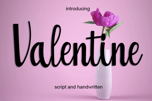 Valentine Script & Handwritten Font By AA studio