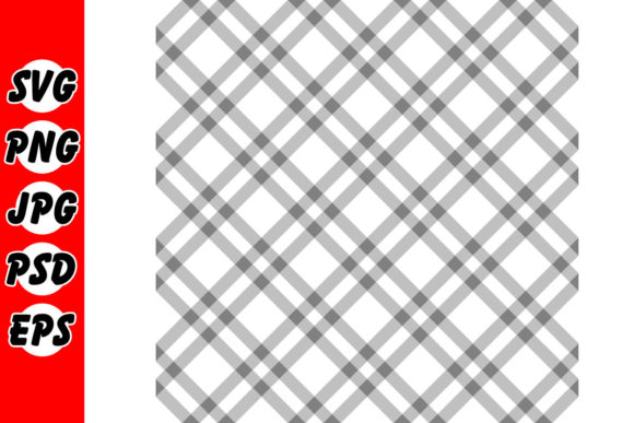 Gray Buffalo Plaid Checkered Gingham Gráfico Modelos de Impressão Por ArtByTroy