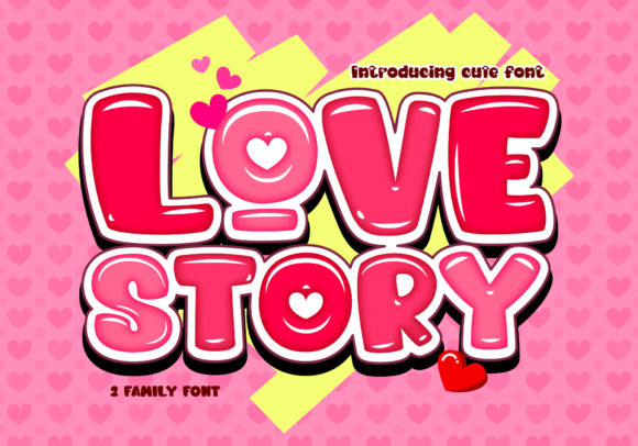  Love Story Font Display Font By BB Type Studios